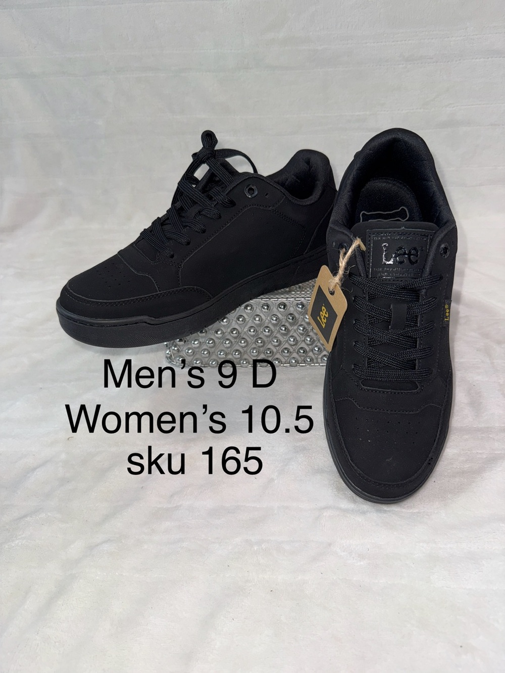 Lee Men's Low-Top Sneakers in Black